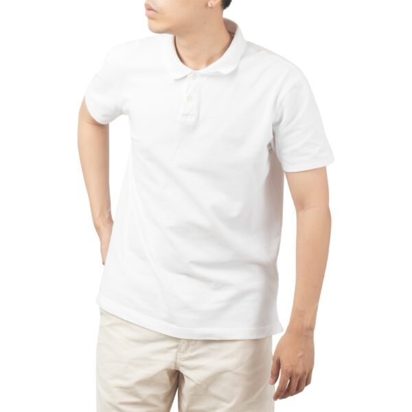 Classic White Polo Shirt for Men