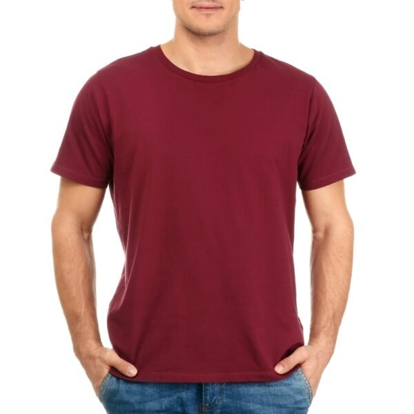 Men’s Classic Maroon Regular-Fit T-Shirt